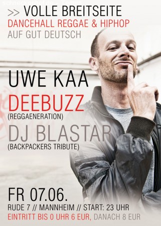 Volle Breitseite Werbeplakat