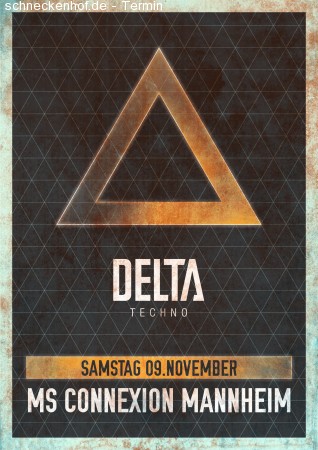 Delta-Techno feat. Audio Injection Werbeplakat