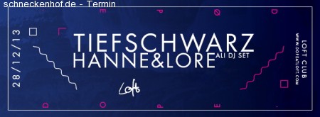 DOPE.atloft /w Tiefschwarz ∆ Hanne&Lore Werbeplakat