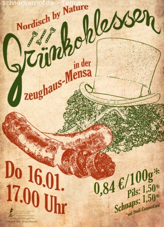 Grünkohl für alle Werbeplakat