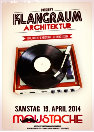 Klangraum Architektur Werbeplakat