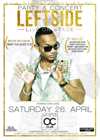 Leftside - Live On Stage Werbeplakat