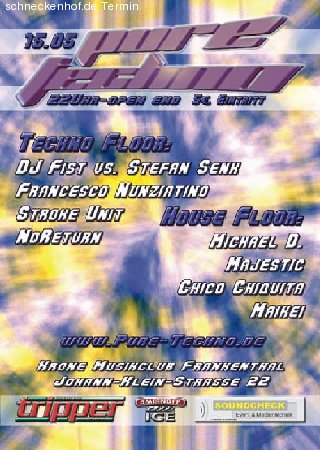 Pure Techno Werbeplakat