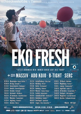 Eko Fresh - live! Werbeplakat