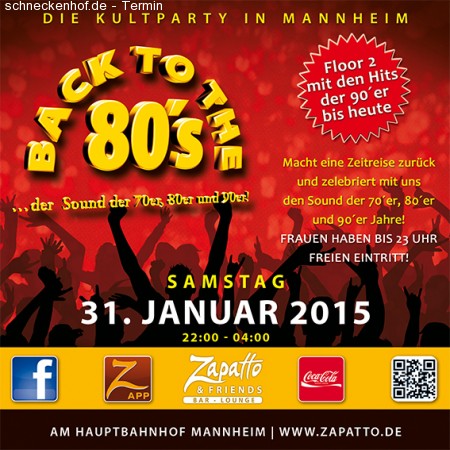 Back to the 80´s Werbeplakat