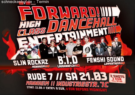 >>>Forward Dancehall Werbeplakat