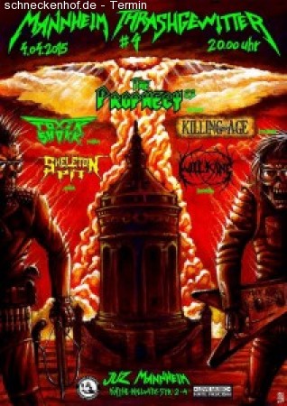 Thrashgewitter #4, 5x Geiler Metal Werbeplakat