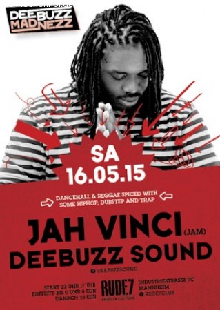 Dancehall w DeeBuzz & Jah Vinci(Jamaica) Werbeplakat