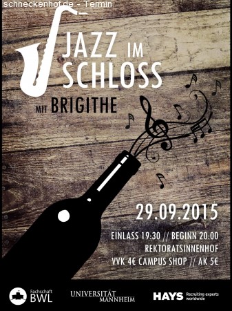 Jazz im Schloss Werbeplakat