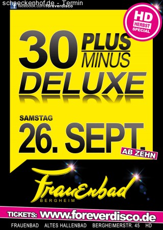 30 Plus Minus Deluxe Heidelberger Herbst Werbeplakat