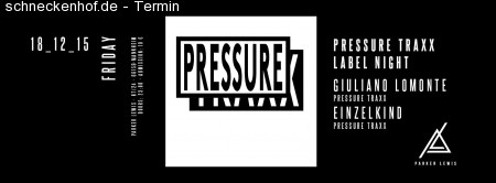 Parker Lewis presents Pressure Traxx Werbeplakat