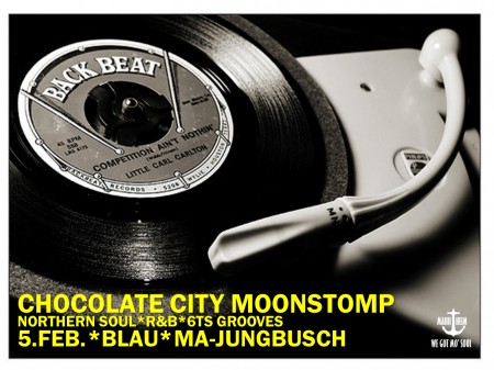 Chocolate City Moonstomp Werbeplakat