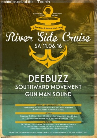 Riverside Cruise - Reggae Boat-Tour Werbeplakat