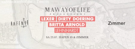 mawayoflife pres. Hafen 49 Afterhour Werbeplakat