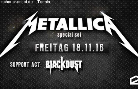 The Rock Club - Metallica Special Set Werbeplakat