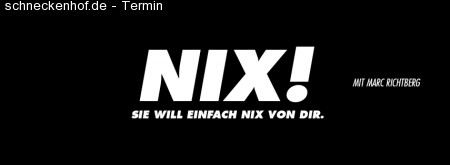 NIX Werbeplakat
