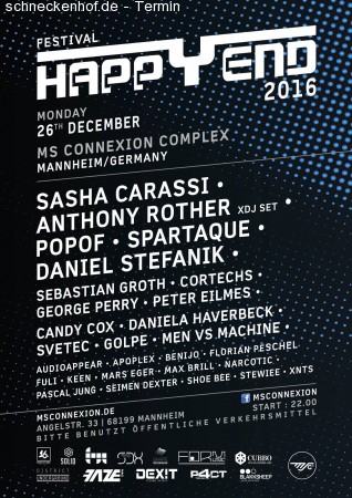Happy End Festival 2016 Werbeplakat