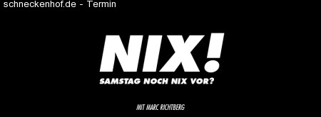 NIX Werbeplakat