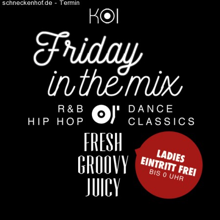 FRIDAY in the mix Special Werbeplakat