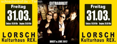 Extrabreit „Breit & Live 2017“ Werbeplakat