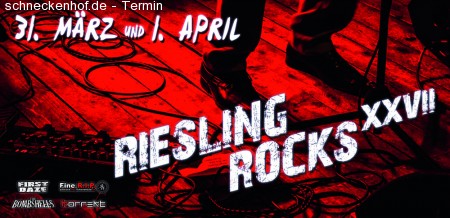 Riesling Rocks XXVII - Samstag Werbeplakat