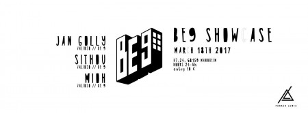 BE9 Showcase Werbeplakat