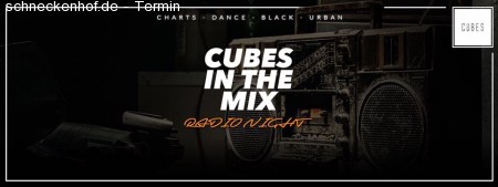 CUBES in the mix pres R1ccone Werbeplakat