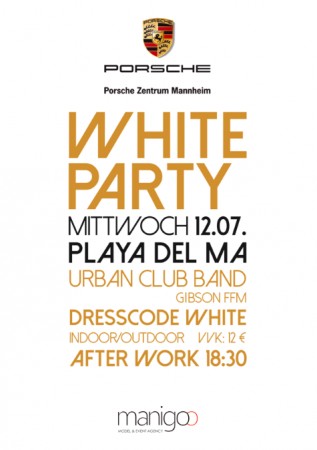 White Party Werbeplakat