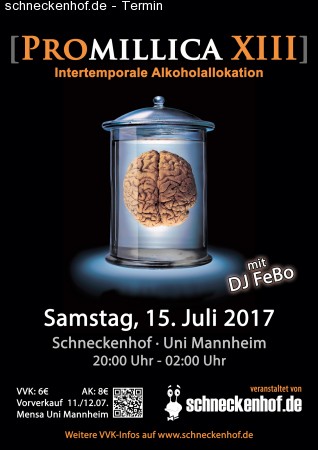 Promillica XIII Werbeplakat