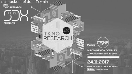SDX TKNO Research #27 Werbeplakat