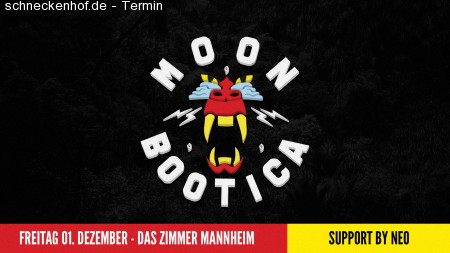 Moonbootica im Zimmer Werbeplakat