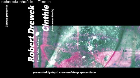 2crews pres. Robert Drewek & Cinthie Werbeplakat