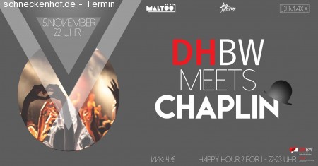 DHBW meets Chaplin Werbeplakat